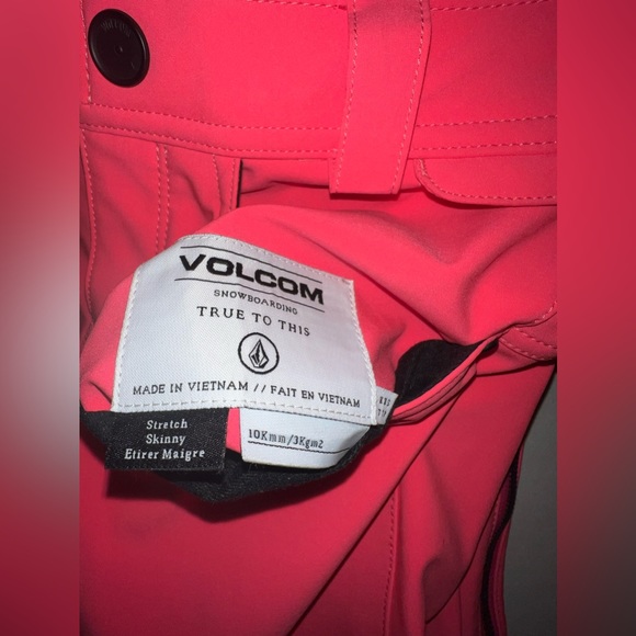 NWT Volcom Hot Pink Snowboarding Pants - Picture 5 of 11